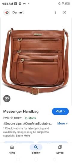 Branded hand bag