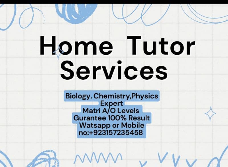 Home Tutor Services Wah Cantt Region 0