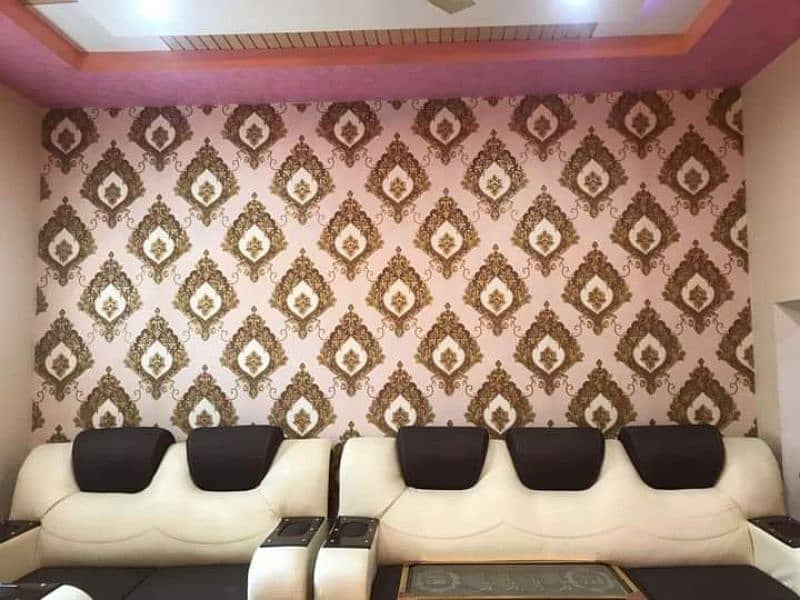 3D Wallpaper Ceiling Palling 8