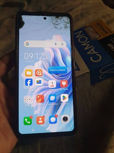 tecno camon 20 with box 8/256 1