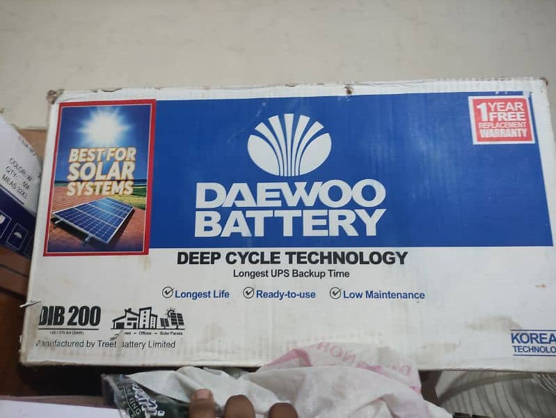 Daewoo DIB 200 Amp Battery for Sale (Almost New) 2