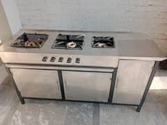 Stainless steel Big Cooking Range Stove