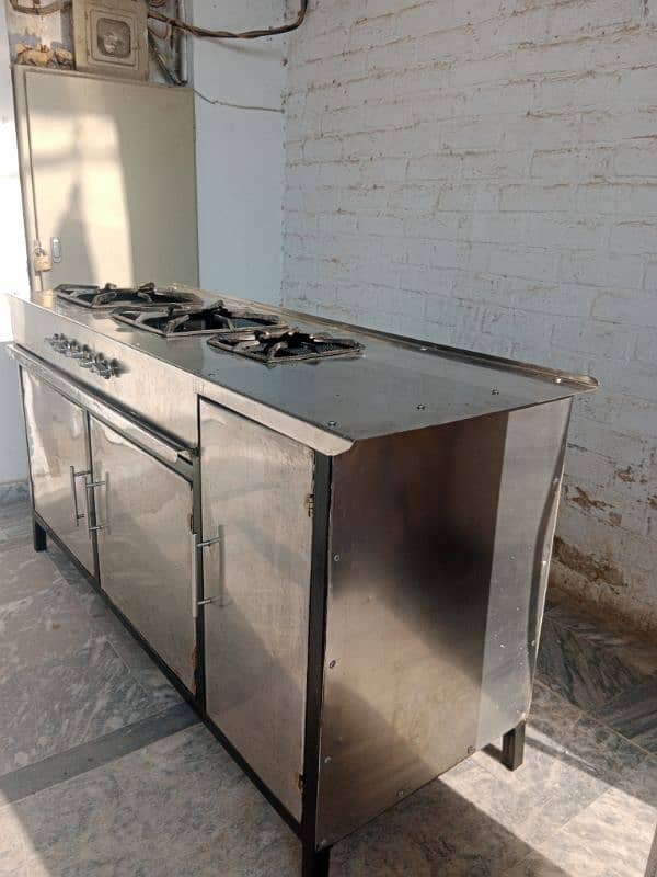 Stainless steel Big Cooking Range Stove 2