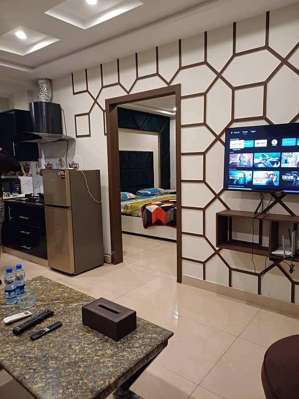 1 BEDROOM FULLY FURNISHED APARTMENT FOR SALE IN BAHRIA TOWN LAHORE 19