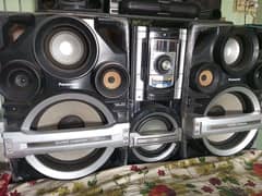 Panasonic haifi 15 woofer and sony amplifier good sound like