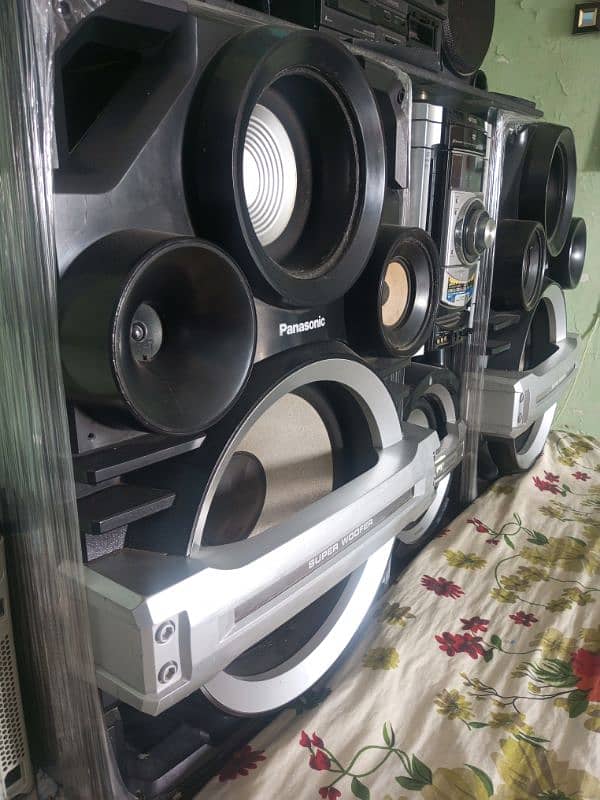 Panasonic haifi 15 woofer and sony amplifier good sound like 2