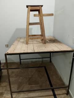 A table and chair for Sale