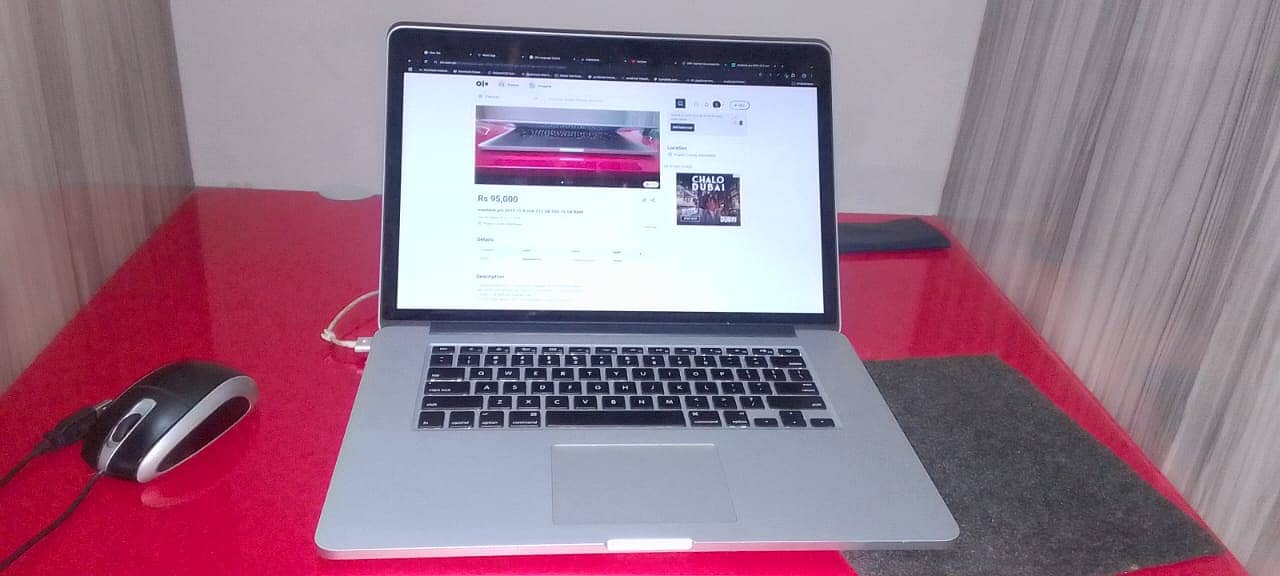 macbook pro 2015 15.4 inch 512 GB SSD 16 GB RAM 13