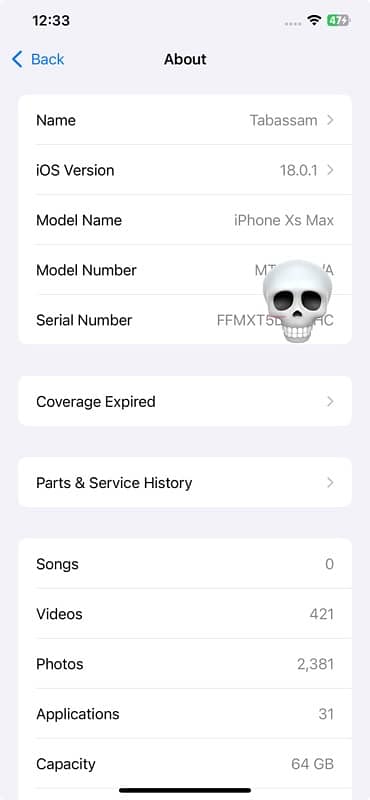 iPhone Xs Max 3