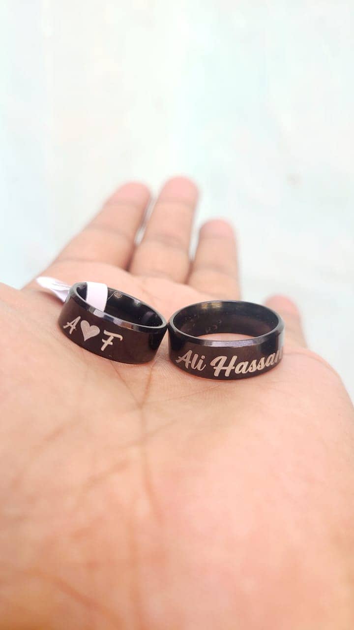 Customised Name Ring for Boys and Girls 2