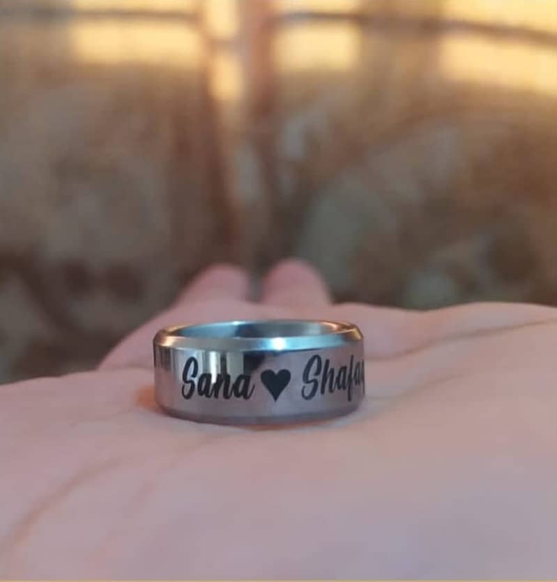 Customised Name Ring for Boys and Girls 5