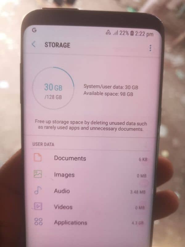 Galaxy S8+ pta approved 6/128 single sim halka shade no dot no crack 5