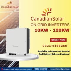 Canadian Solar Inverters 10 KW, 15 KW, 20 KW, 25 KW, 50 KW, 60 KW