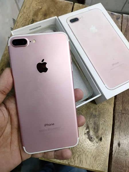 iphone 7 plus PTA Approved 03409540439Watsapp 1