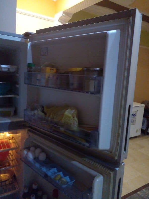 haier refrigerator black glass door new condction available 5