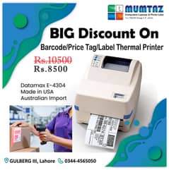 Discount Offer on POS Barcode Label Sticker Printers, Price Only 8500