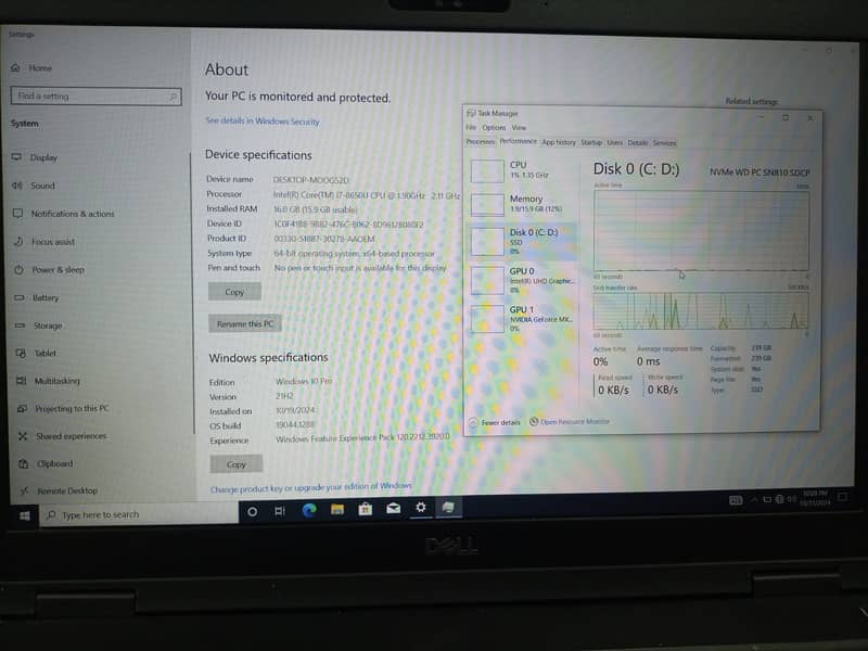 Dell Latitude 5590 Core i7 8th gen 5