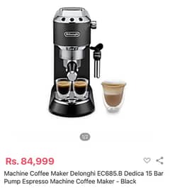 delonghi dedica pump coffee maker