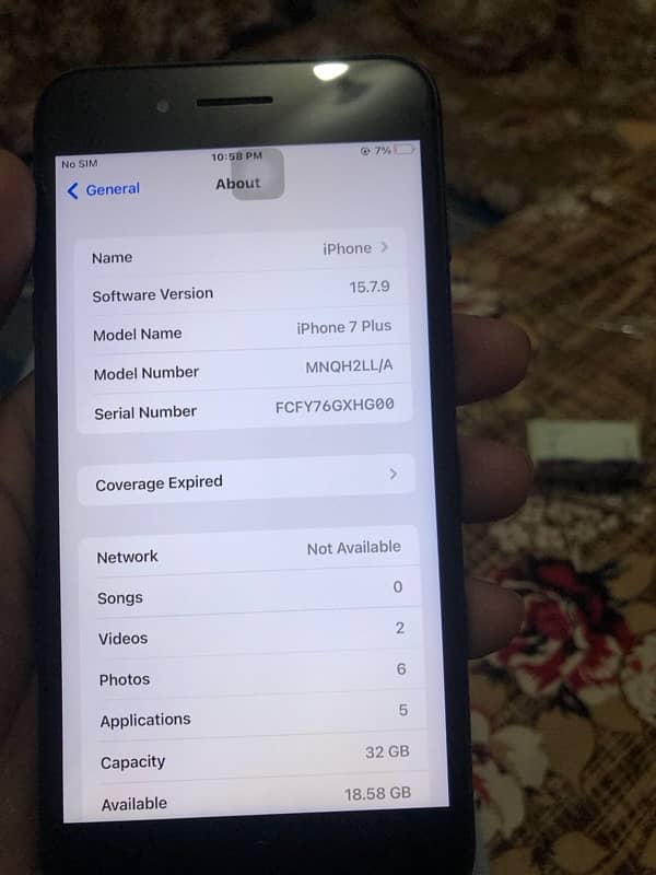 Iphone 7 plus 32 Gb Jv Sim Working 5