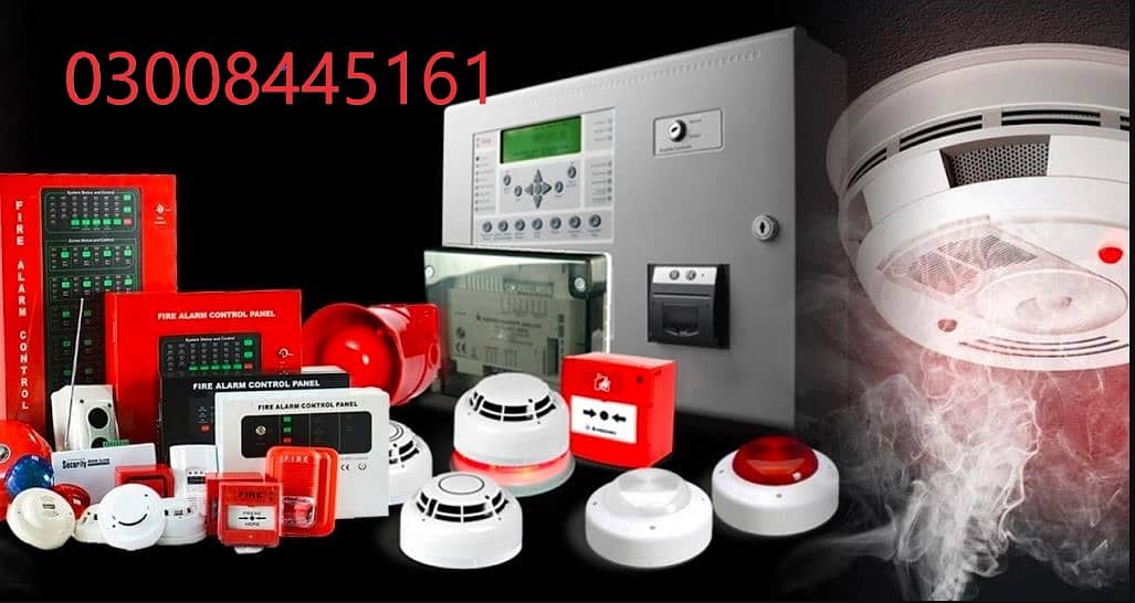 Smoke Detectors/ Heat Detectors/ fire Alarm System/ DCP Cylinders 0