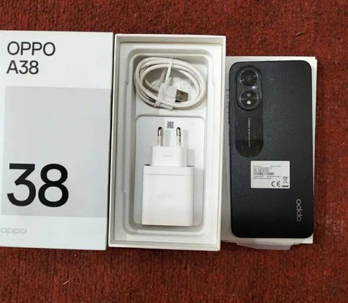 oppo a 38 6+6 /128.10month warranty 0