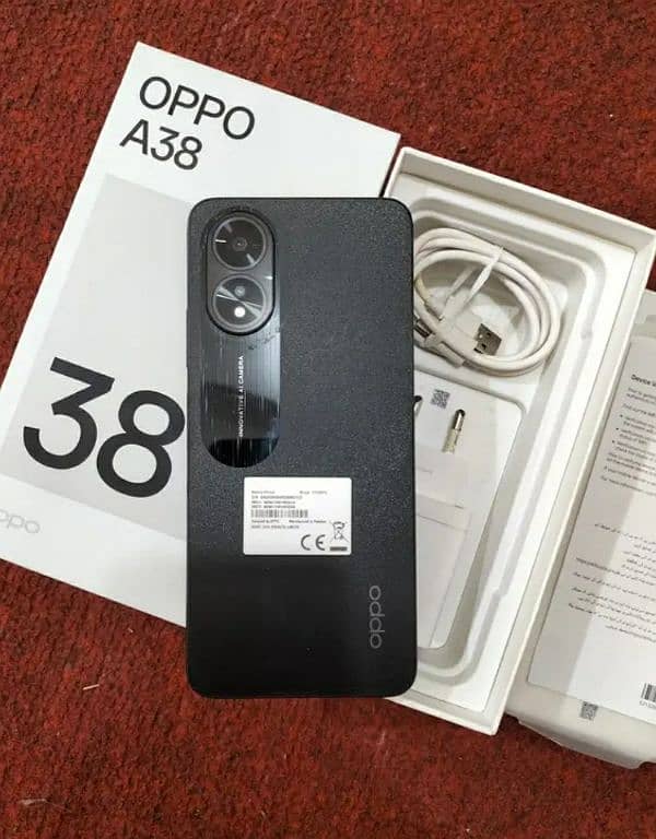 oppo a 38 6+6 /128.10month warranty 1