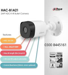 CCTV Camers Origional Dahua/HIK Vision/Uniview Full HD Night Vision