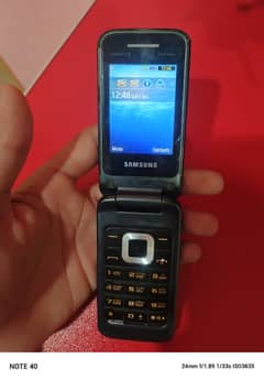 Samsung GT C3520 flip keypad original phone  (Non pta )