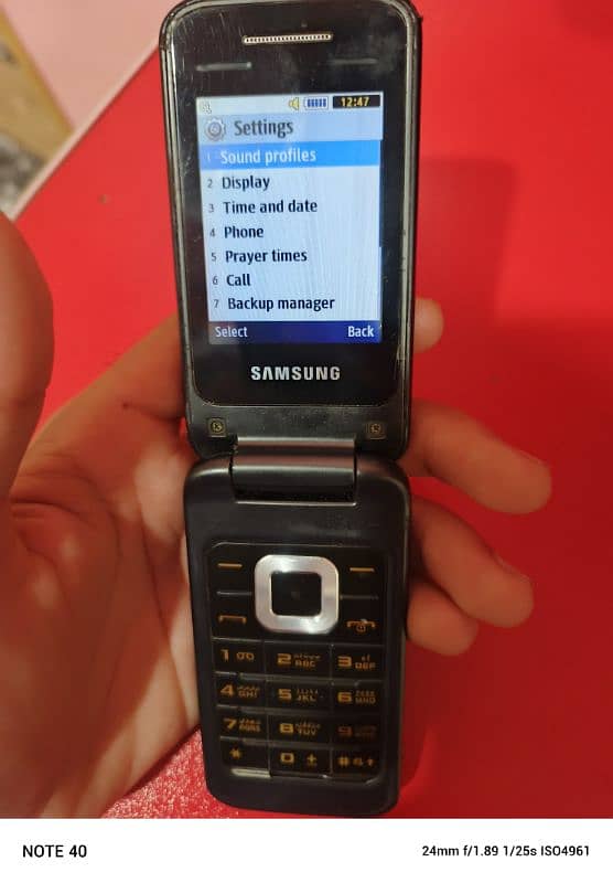 Samsung GT C3520 flip keypad original phone  (Non pta ) 5