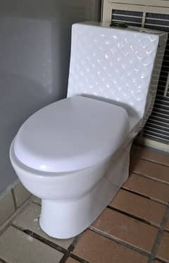 One piece toilet commode - American WC