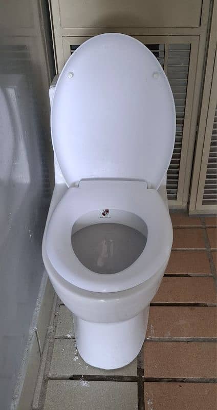 One piece toilet commode - American WC 2