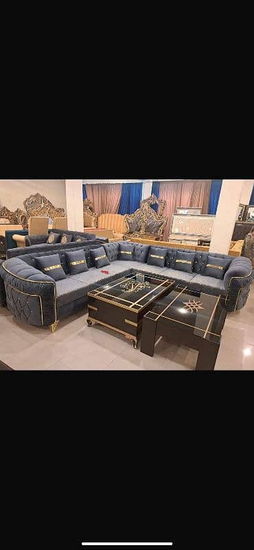 Corner sofa/ 7 seater sofa /6 seater sofa /L shape sofa  set 2