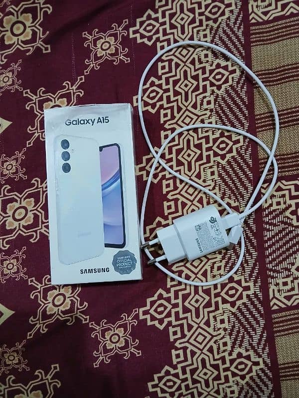 Samsung A15 8/256 with box and cable just 15 days used 8