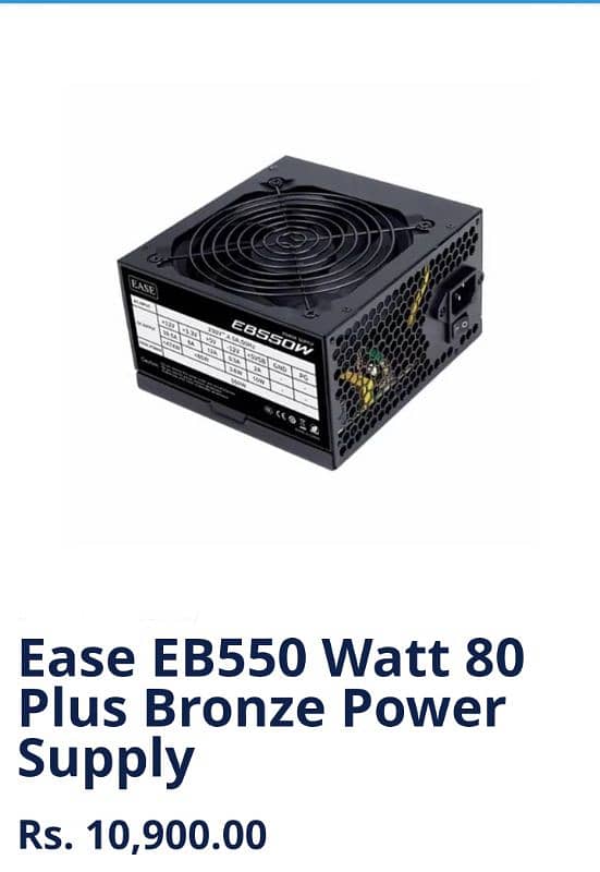 Ease PSU Full Modular 550 watt 80+ bronze 1