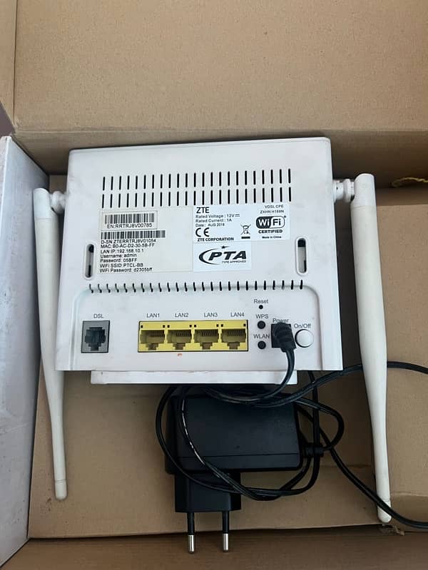 PTCL VDSL2 Wireless N 300 Modem 0