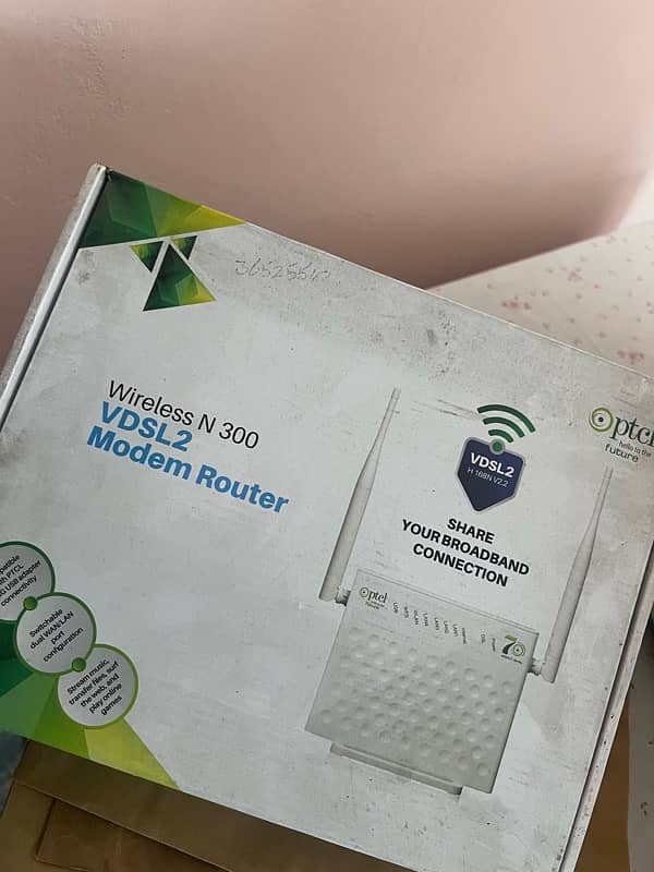 PTCL VDSL2 Wireless N 300 Modem 1