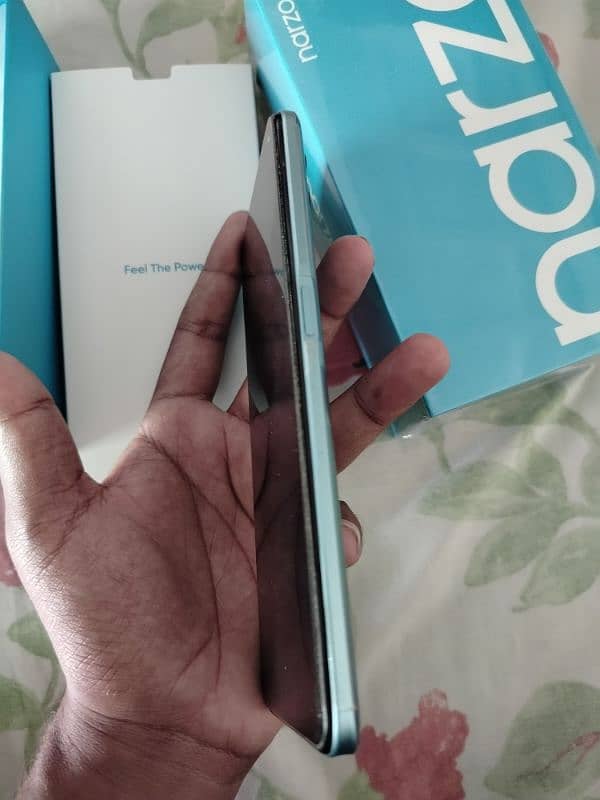 realme narzo 50 condition 10/10 with complete box 4