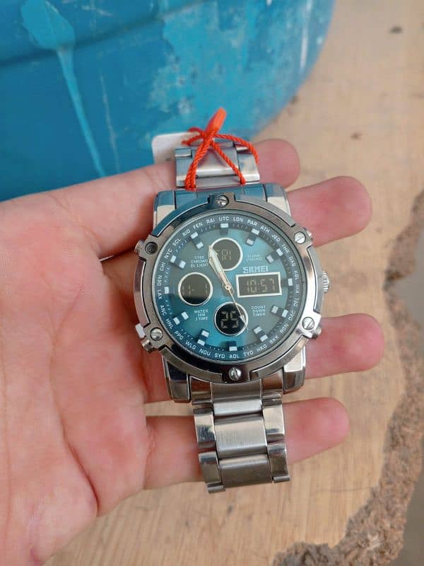 Skmei Watch Water Proof Dual Watch Fresh Piece 12