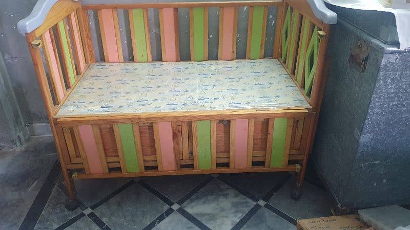 baby cot with crib(jhoola) 6