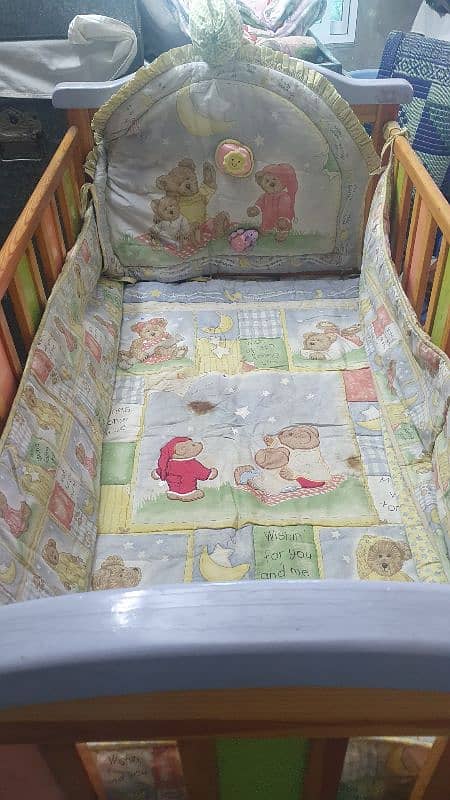 baby cot with crib(jhoola) 10