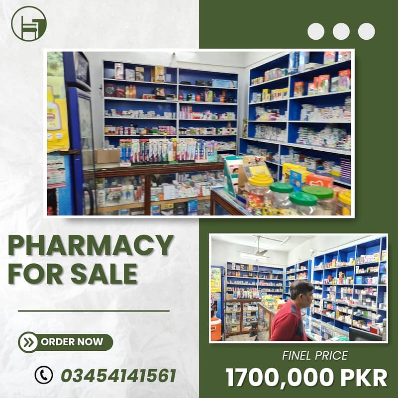 Pharmacy For sale 03454141561 0