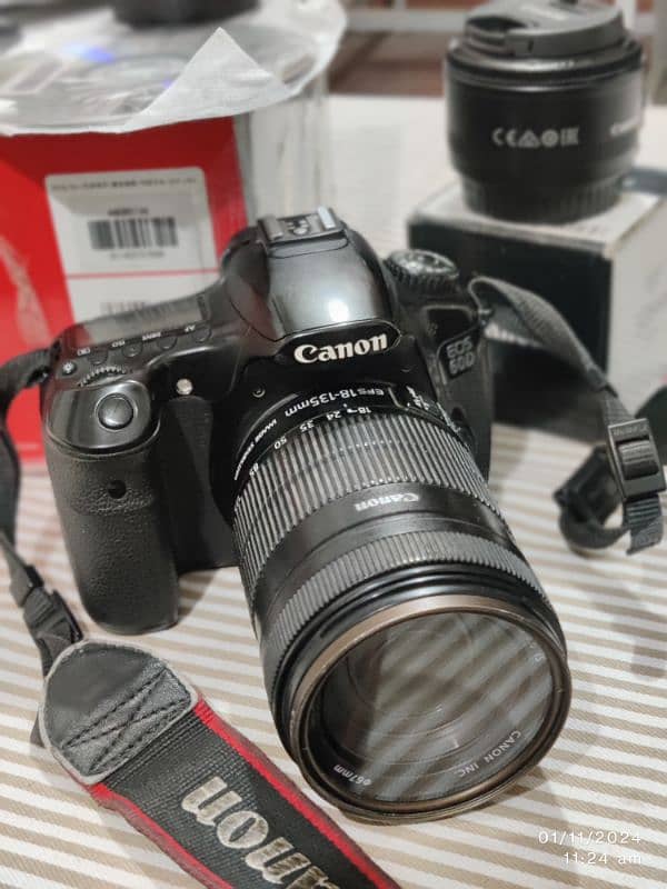 DSLR Canon 60D In Good Condition All Camera Accessories 2