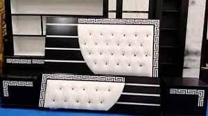 bed dressing side table /double bed /Poshish bed/ bed set /Furniture