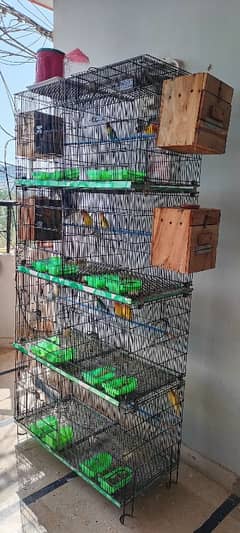 Urgent Sale 8 Portion Cage In very Good condition