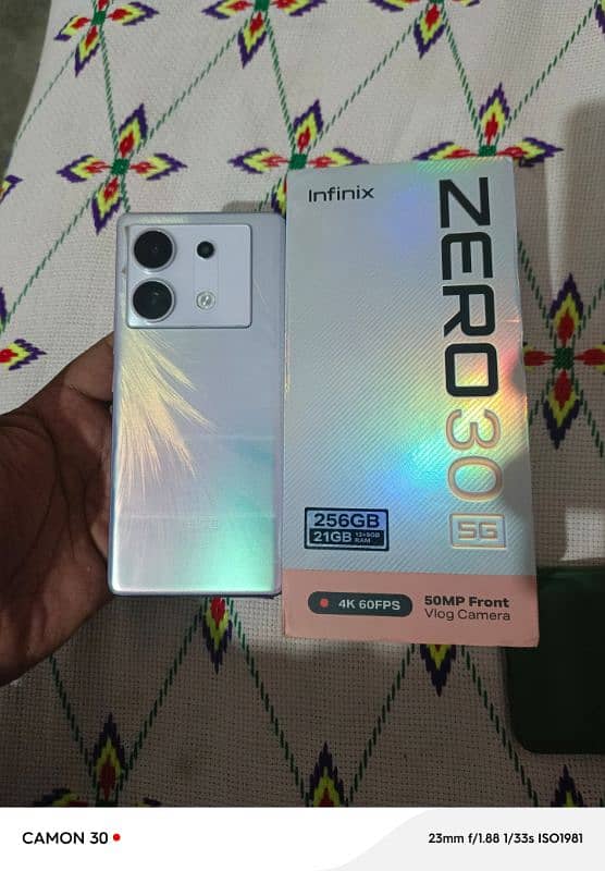 INFINIX ZERO 30 5G 12+12 256GB COMPLETE BOX 6