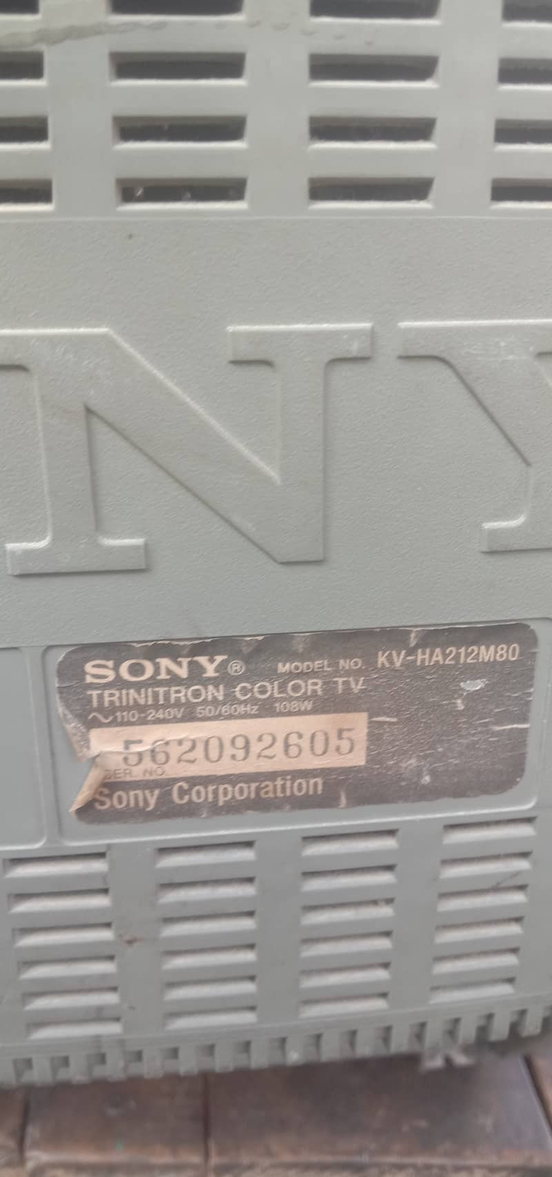 Sony original 21"tv 1