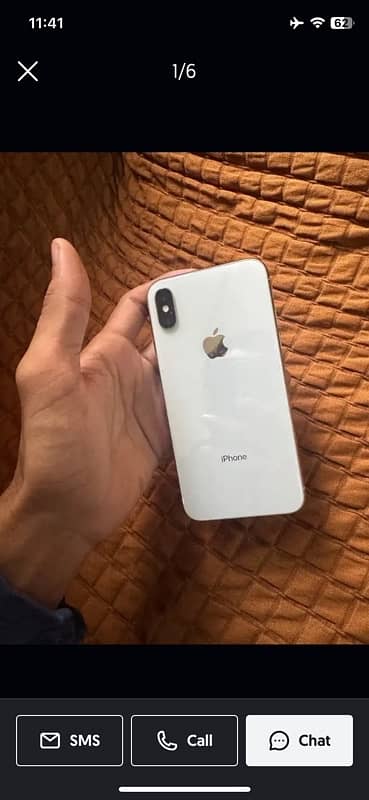 iphone x 256gb 10/9 cndition 0