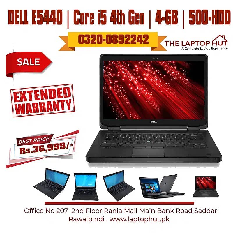 Dell Core i5 | 8-GB Ram | 256-GB SSD | 2-GB Graphic | Warranty Laptop 0