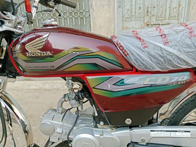 Honda CD 70 motorcycle for sale model 2023 03450656138/03187455367 6