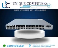 CISCO WS-C3850-48P-L 48 Ports 1GbE